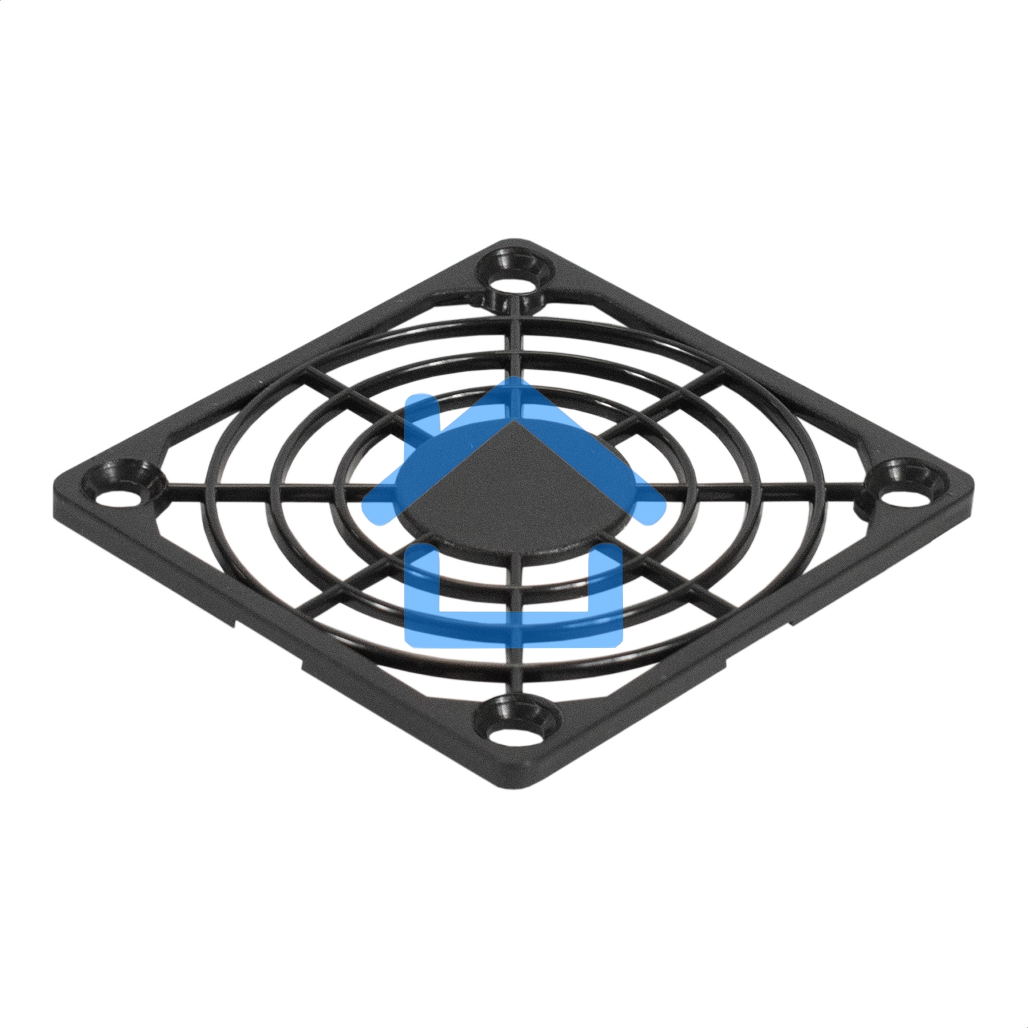 Решетка для вентилятора 60x60 ExeGate EG-060PSB (60x60 мм, пластиковая, квадратная, черная)