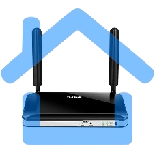 Роутер Wireless N300 LTE Router with 1 USIM/SIM Slot, 1 10/100Base-TX WAN port, 4 10/100Base-TX LAN ports. 802.11b/g/n compatible, 802.11n up to 300Mbps,1 10/100Base-TX WAN port, 4 10/100Base-TX LAN ports, NAT, DHCP server/relay