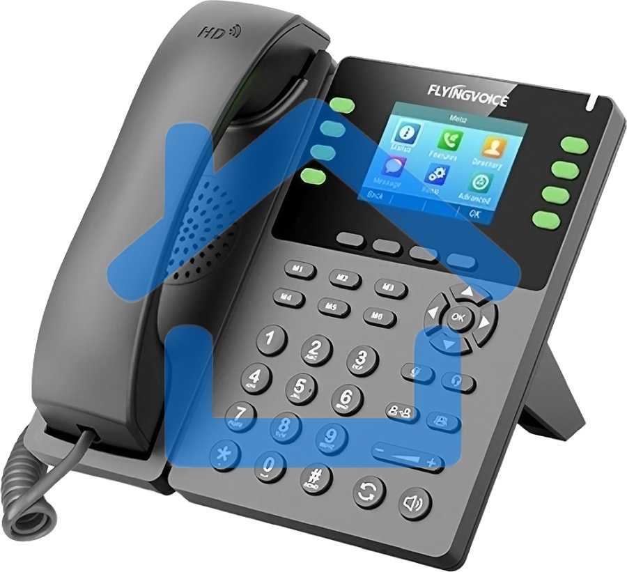 Телефон IP Flyingvoice P23G серый (упак.:1шт)