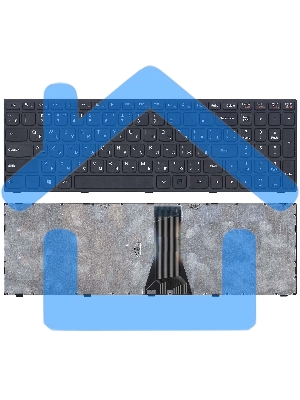 Клавиатура для ноутбука Lenovo IdeaPad G50-70 G50-30 черная с черной рамкой