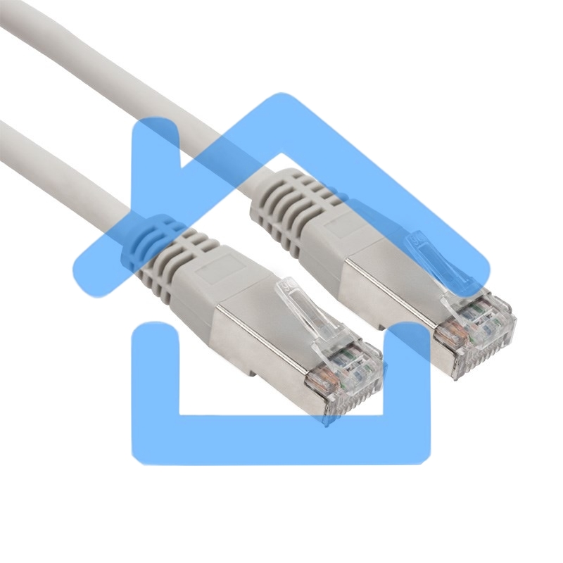 Rexant Пaтч-корд F/UTP, категория 6, RJ45-RJ45, экранированный, PVC серый, 2м
