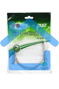 Коммутационный шнур Патч-корд литой Aopen/Qust ANP511_1M UTP кат.5е 1м серый