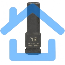 Головка ударная удлиненная шестигранная, 12 мм, 1/2