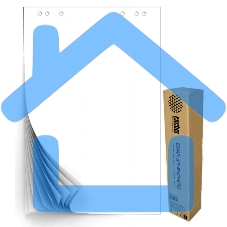 Блок бумаги для флипчартов Cactus CS-PFC20W-5 белый 20 листов (упаковка: 5шт)