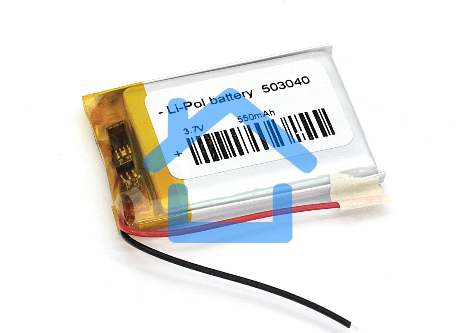 Аккумулятор Li-Pol (батарея) 5*30*40мм 2pin 3.7V/550mAh
