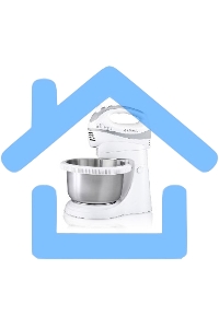 Миксер Centek CT-1107 белый/стальной