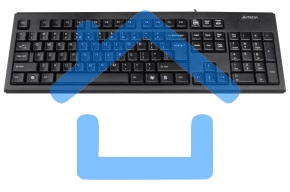 Клавиатура A4Tech KR-83 проводная, USB, черный