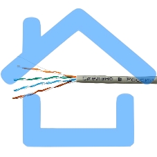 Кабель SkyNet Premium UTP indoor 4x2x0,51, медный, FLUKE TEST, кат.5e, однож., 100 м, box, серый