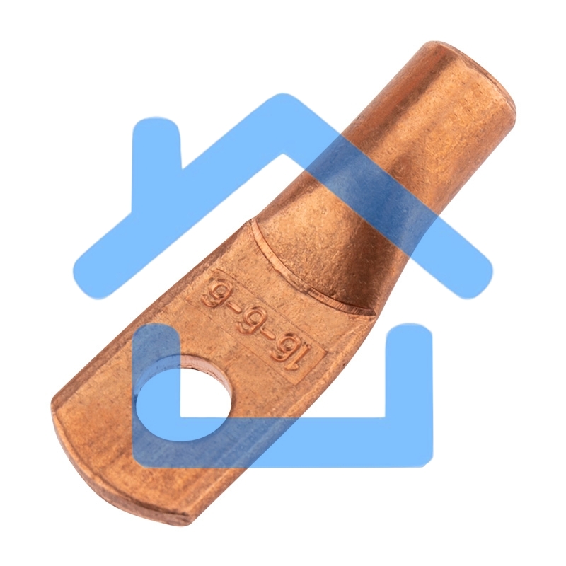 Наконечник медный ТМ 16-6-6 (16мм² - Ø6мм) (в упак. 5 шт.) Rexant