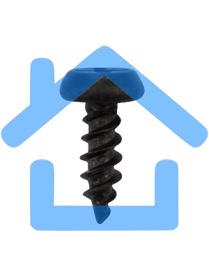 Саморез для металлических конструкций KRANZ острый 3,5х11, пакет (1000 шт/уп)