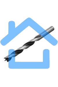 Набор сверл Matrix по дереву, 4-5-6-8-10 мм 5шт цилиндр, хвостовик, пластиковый