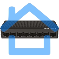 Коммутатор Digma DSW-108GE DSW-108GEV2 (L2) 8x1Gbит/с неуправляемый