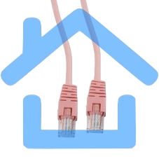 Патч-корд UTP Cablexpert PP12-1m кат.5e, 1м, литой, многожильный (розовый)