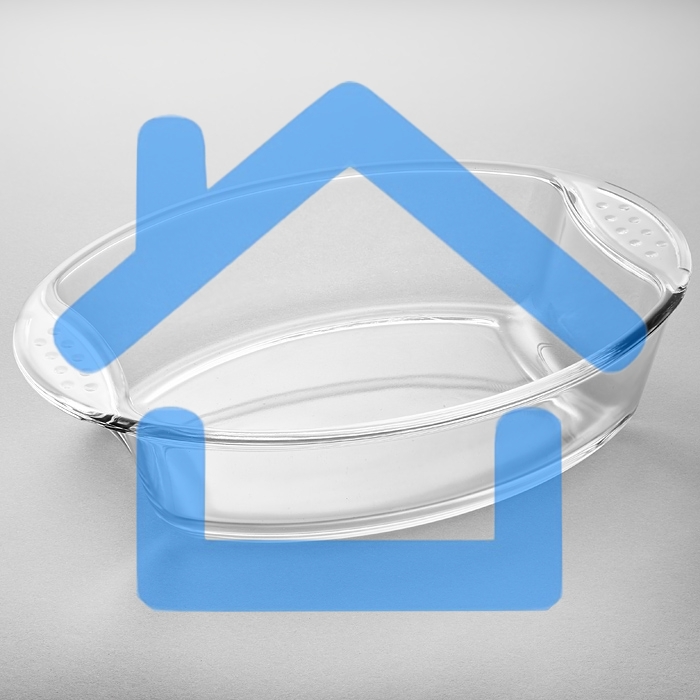 Форма для запекания ЗАБАВА РК-0046 овальная с ручками из терм.стекла 3,2л 35.0*24.5*6.5 см (6)