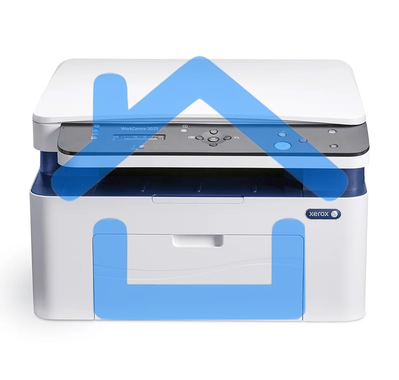 МФУ лазерное Xerox WorkCentre 3025NI (WC3025NI#), A4, ч/б, печ. до 20 стр/мин., скан. до 17 стр/мин., 1200 x 1200 dpi (печать) 600 x 600 dpi (скан.), Wi-Fi, Ethernet, USB