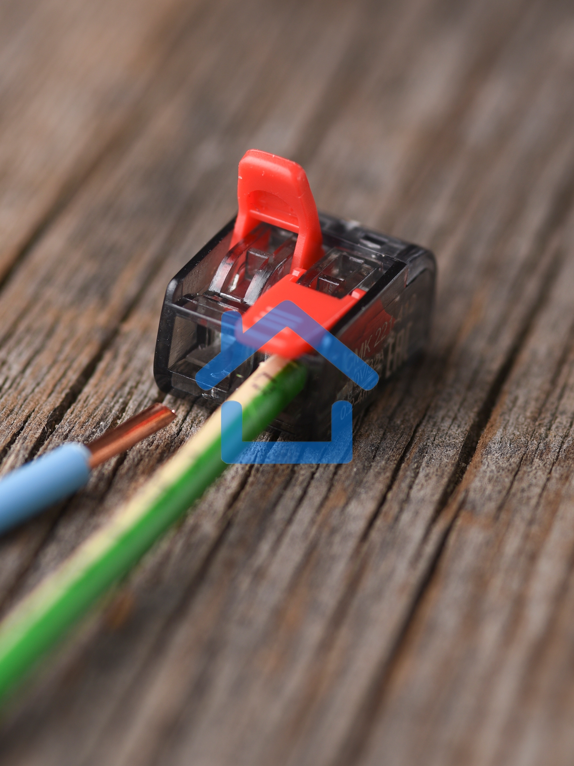 Клемма PROxima СМК 221-412 2 отверстия 0.2-4.0 мм2 (100шт.)