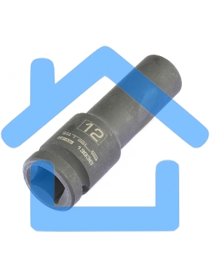 Головка ударная удлиненная шестигранная, 12 мм, 1/2