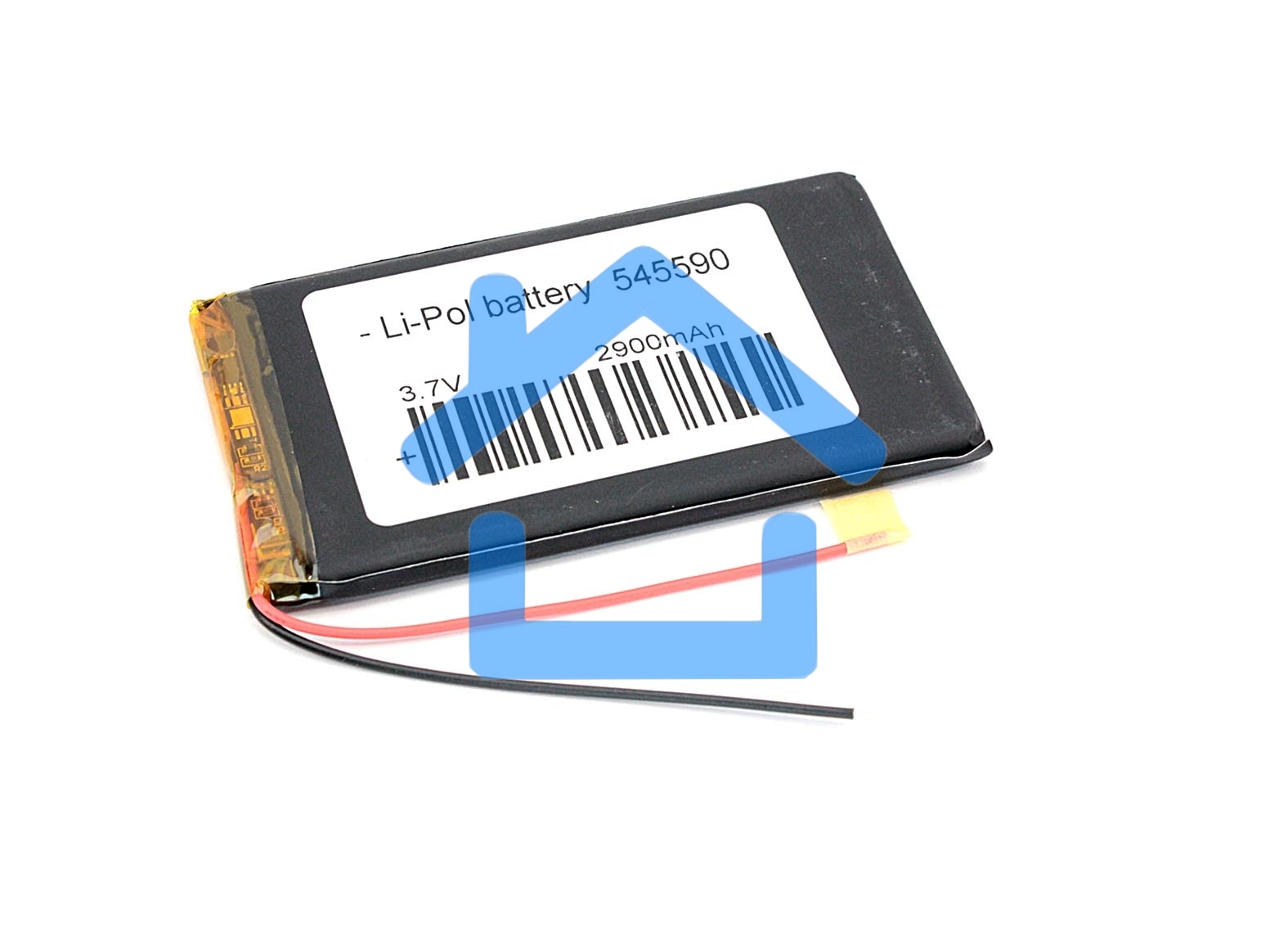 Аккумулятор Li-Pol (батарея) 5.4*55*90мм 2pin 3.7V/2900mAh
