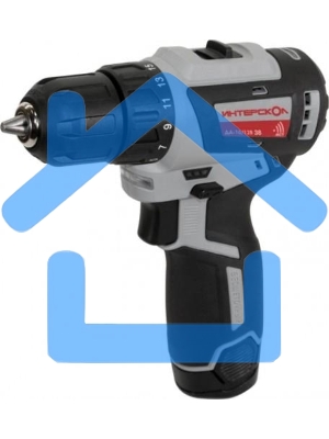 Дрель-шуруповерт аккумуляторная INTERSKOL 757.3.2.40