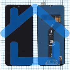 Дисплей для Tecno Spark 7 черный