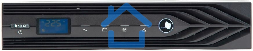 Источник бесперебойного питания SKAT-UPS 3000 RACK ИБП 220В 50/60Гц 2700Вт On-Line синусоида (без АКБ)