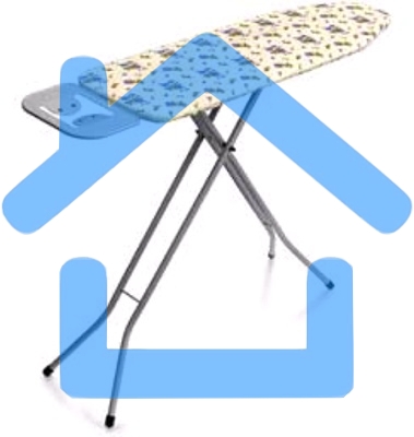 Доска гладильная DOGRULAR ИНДЖИ серая (в уп. 4 шт)