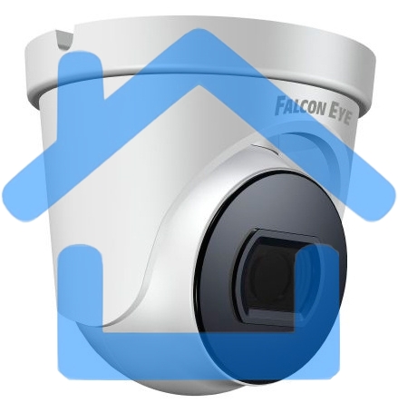 Видеокамера IP Falcon Eye FE-IPC-D2-30p Купольная, 1080P с функцией «День/Ночь»; 1/2.8