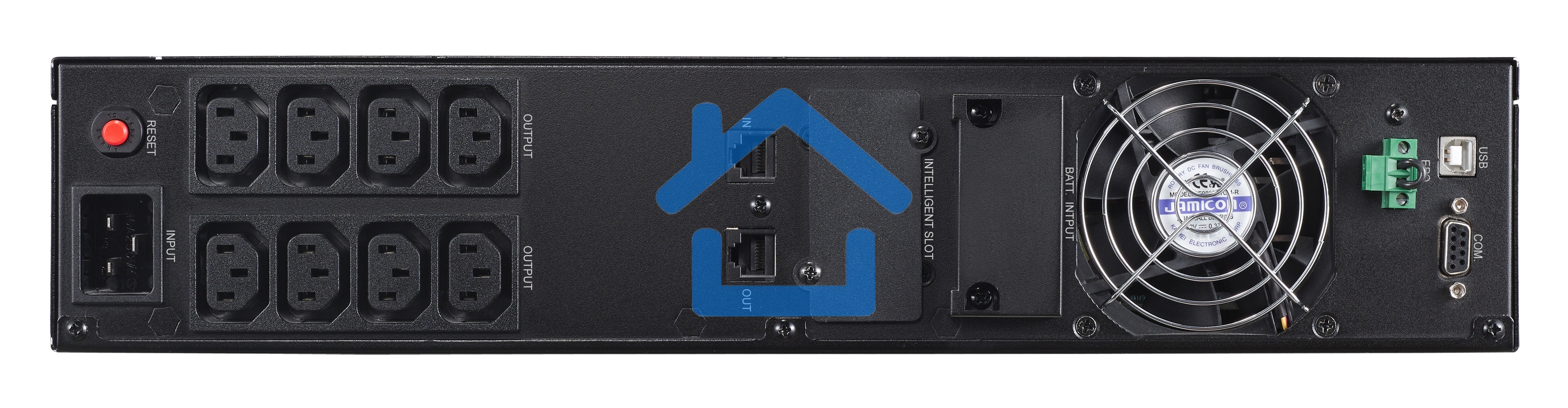 Источник бесперебойного питания CyberPower OLS2000ERT 2U 2000VA/1800W USB/RJ11/45/SNMP (8 IEC)