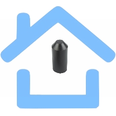 Термоусаживаемый колпак, (капа) 120,0/57,0 мм черный Rexant