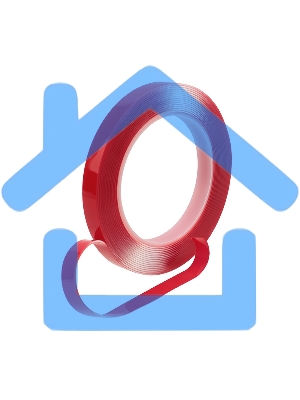 Двухсторонний скотч Rexant, прозрачный, на акриловой основе, 12 мм, ролик 5 м