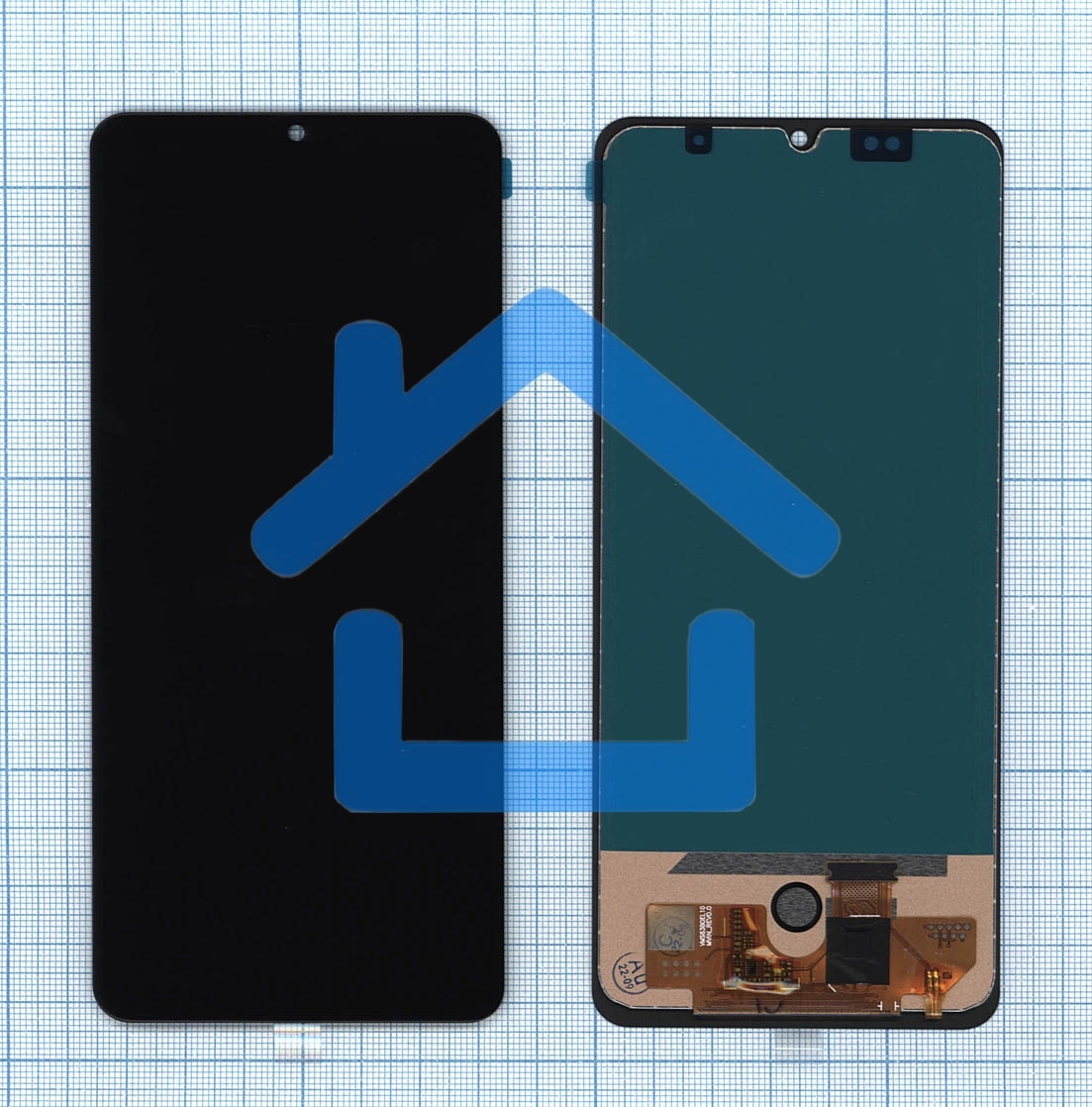 Дисплей для Samsung Galaxy A22 SM-A225F в сборе с тачскрином (INCELL) черный