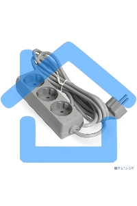 Удлинитель ExeGate EX285808RUS ECE-3-5G (3 евророзетки с заземлением, 5м, серый)