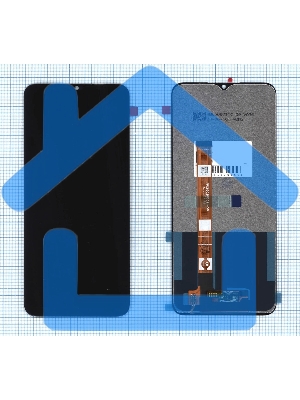 Дисплей (модуль) для Realme C11 в сборе с тачскрином (tft) черный