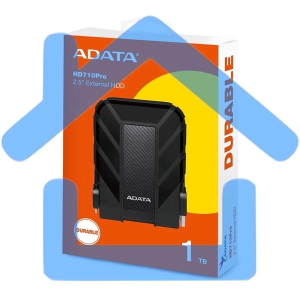 Внешний жесткий диск ADATA USB 3.0 1Tb AHD710P-1TU31-CBK HD710P DashDrive Durable 2.5