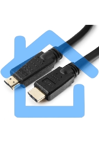 Кабель Cablexpert HDMI CC-HDMI4-30M, 19M/19M, v1.4, медь, позол.разъемы, экран, усилитель сигнала, 30м, черный, пакет