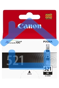 Картридж струйный CLI-521Bk (2933B004) черный (9 мл.) для Canon Pixma iP3600, 4600, MP540,MP620, MP630, MP980