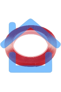 Двухсторонний скотч Rexant, прозрачный, на акриловой основе, 12 мм, ролик 5 м