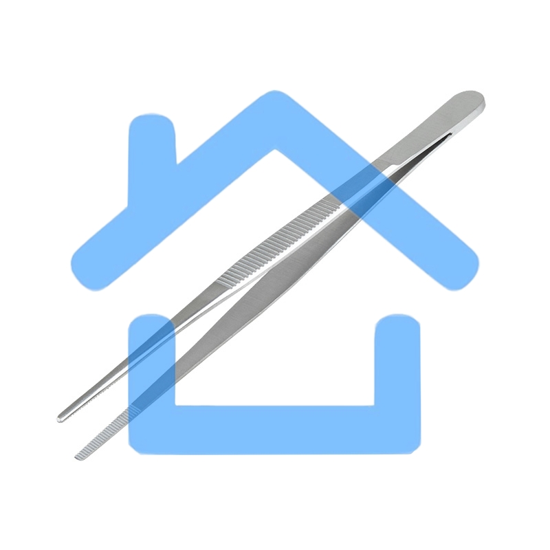 Пинцет прямой, рифленый 155 мм ПРОФИ