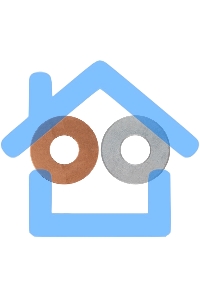 Шайба алюмомедная ШАМ 40/17 (в упак. 100 шт.) Rexant