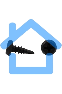 Саморез для металлических конструкций KRANZ сверло 3,5х9,5, пакет (1000 шт/уп)