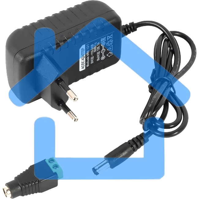 Источник питания Mollusk-VRK 12/1 12В, 1А. Сетевой диапазон 110-245В встр. вилка