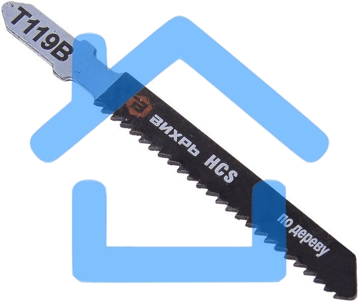 Пилки для лобзика Т119В по дереву,быстрый рез 76х50мм (2 шт)