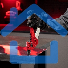 Заклепочник литой Matrix, поворотный, 290 мм, 0-360 заклепки 2,4-3,2-4,0-4,8 мм, PRO