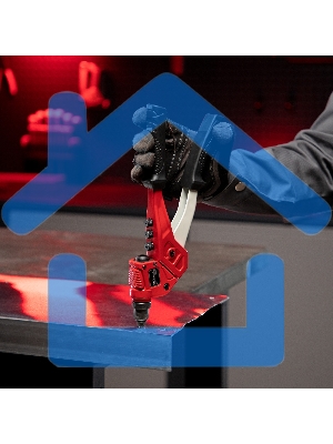 Заклепочник литой Matrix, поворотный, 290 мм, 0-360 заклепки 2,4-3,2-4,0-4,8 мм, PRO