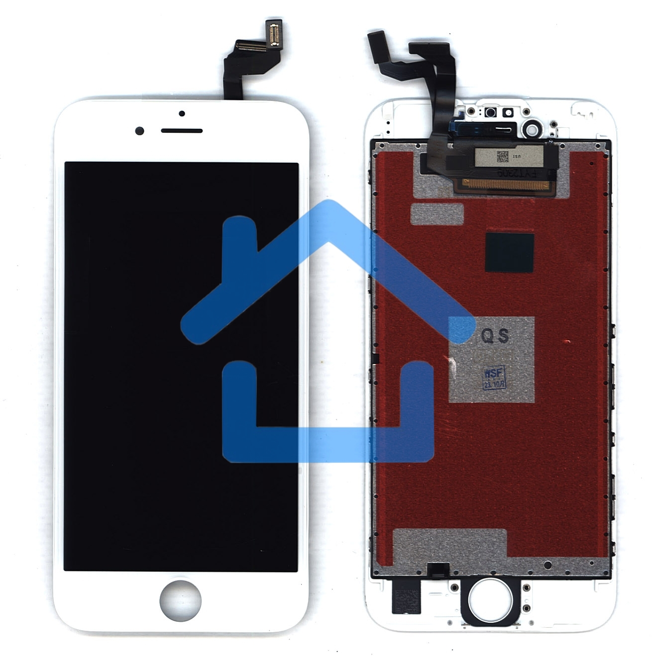 Дисплей Amperin для Apple iPhone 6S в сборе с тачскрином (IPS), белый