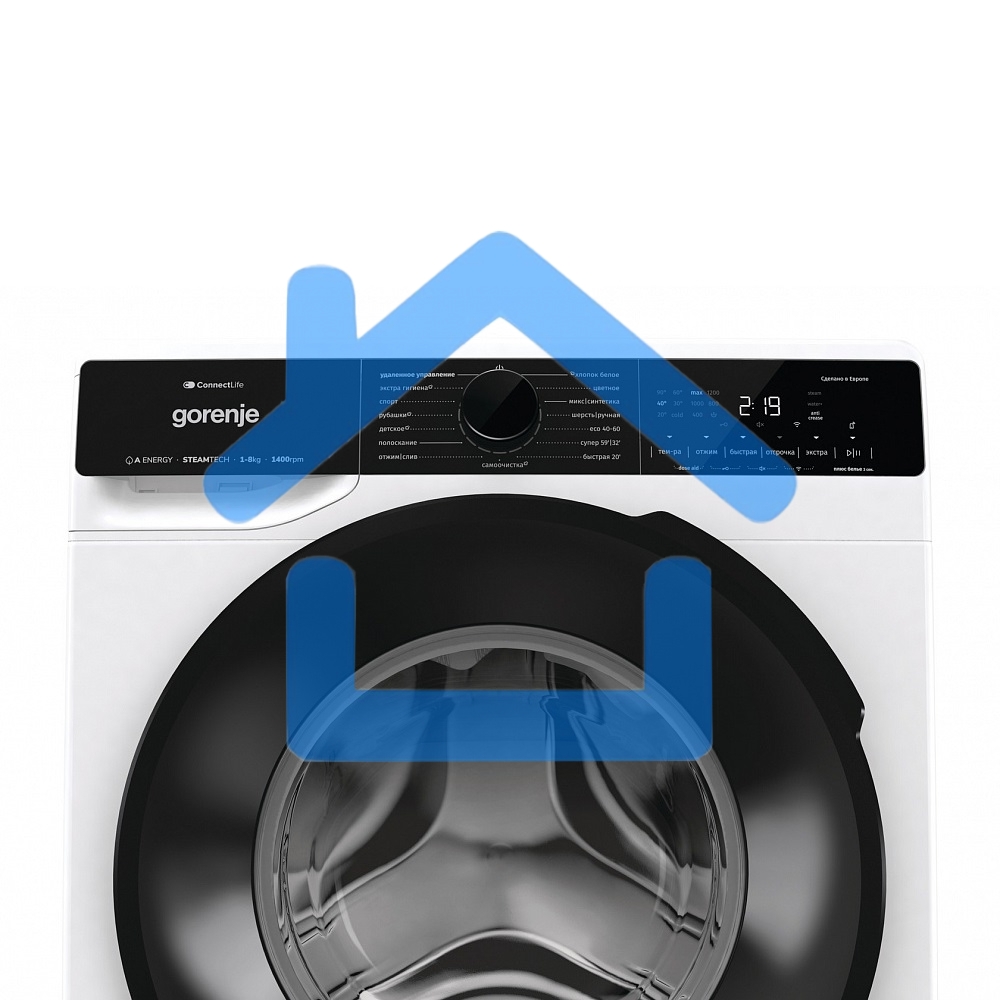 Стиральная машина Gorenje WPNA84A2TWIFI/C белый загр. фронтальная макс.: 8 кг 1400об/мин класс: А+++