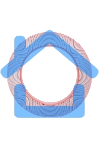 Двухсторонний скотч Rexant, прозрачный, на акриловой основе, 12 мм, ролик 5 м