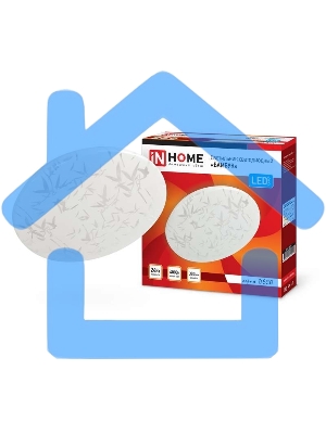 Светильник светодиодный DECO БАМБУК 24Вт 230В 4000К 1560лм 300мм IN HOME 4690612021911