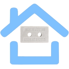 Клемма керамическая винтовая 10 мм² 3 пары контактов с крепежным отверстием (84 шт./уп.) Rexant