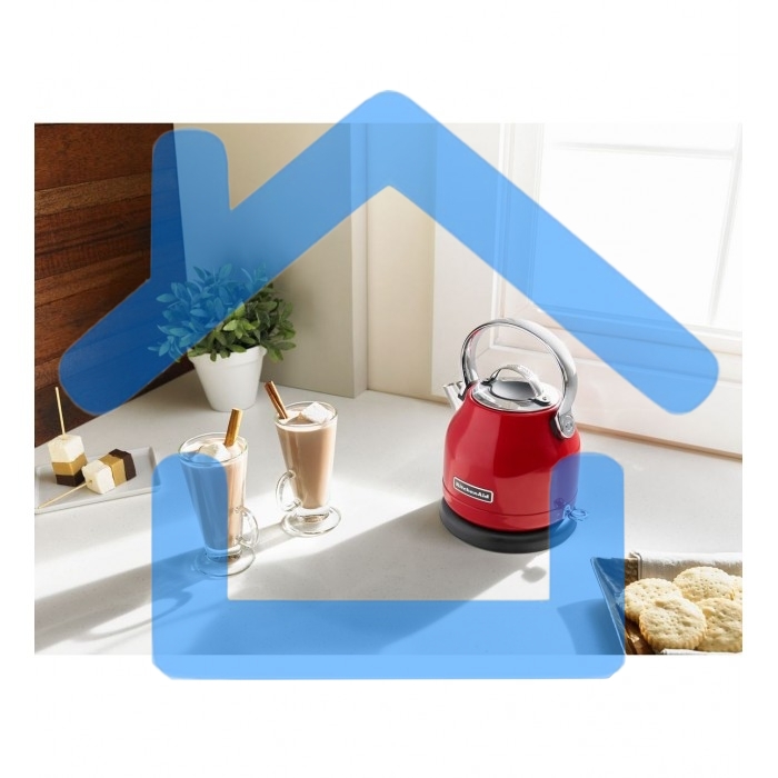 Чайник электрический KitchenAid 5KEK1222 1.25л. 2200Вт красный(корпус: металл)